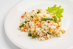 Рис с овощами вес.