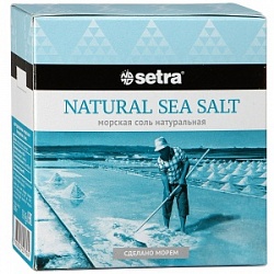 Сетра соль 500г Морская натуральная