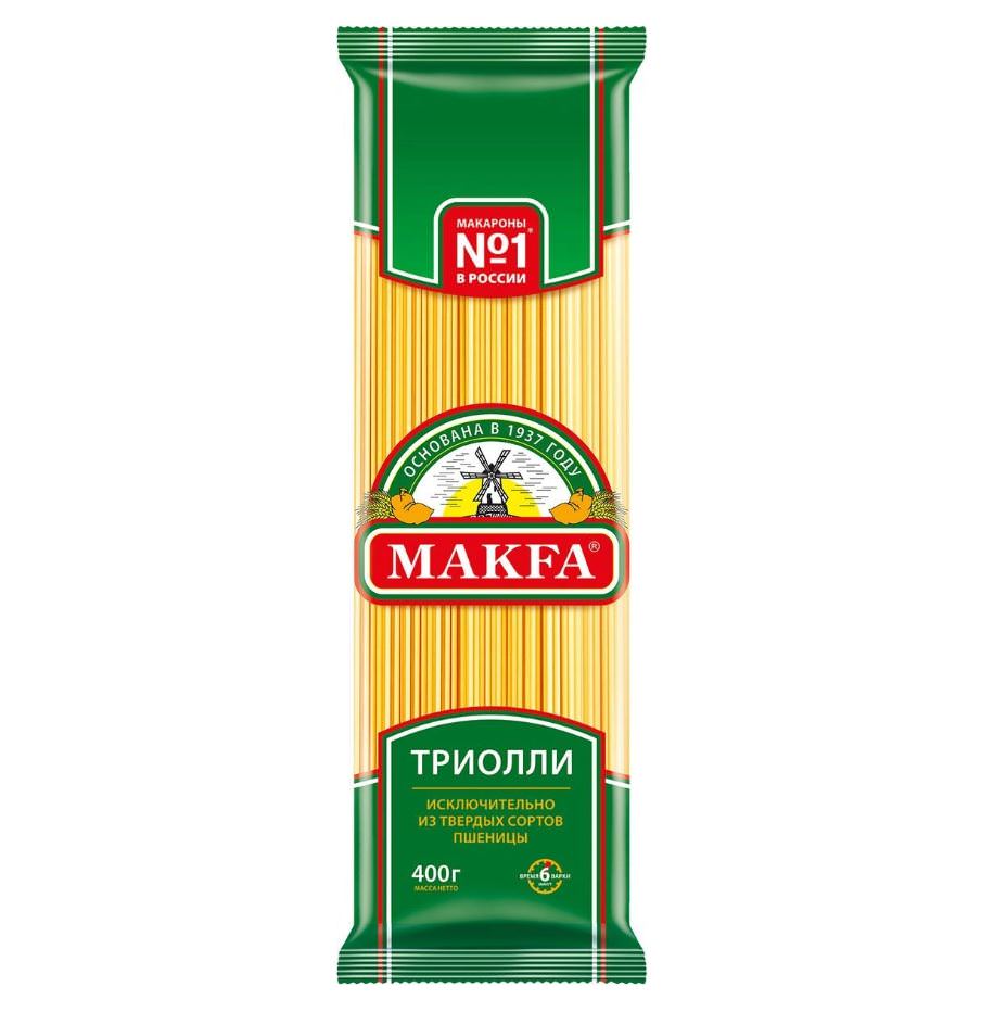 Макфа макаронные изделия 400г Триолли