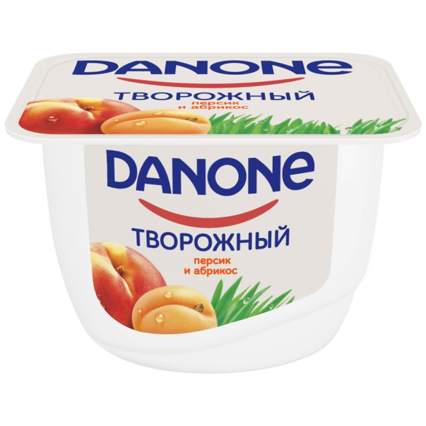 Творожный продукт Данон 170г Персик+абрикос