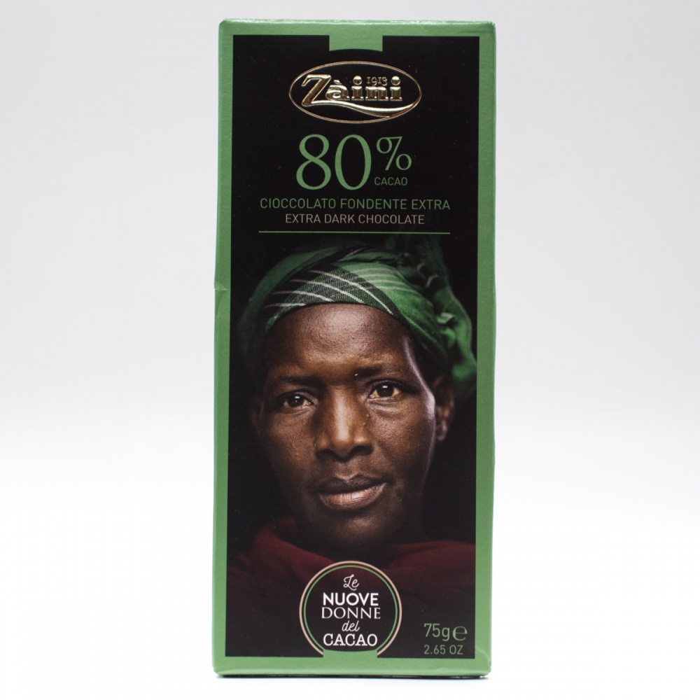 Шоколад Заини 75г темный 80% какао