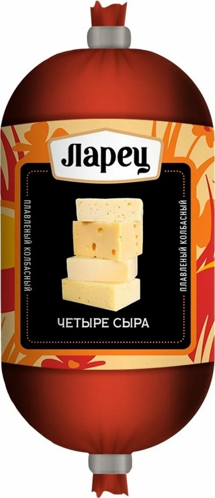 Сыр плавленый Ларец 430г Колбасный Четыре сыра 45%