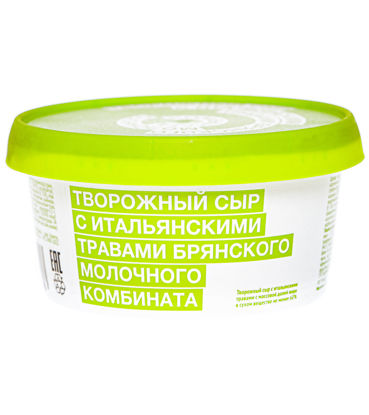 Сыр БМК 150г Творожный Итальянские травы 60% ст