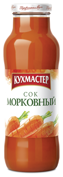 Сок Кухмастер 0,68л Морковный с/б