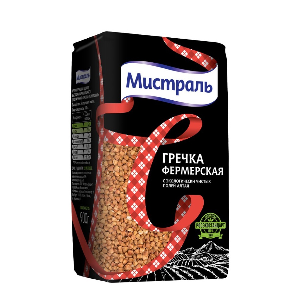 Мистраль Гречка 900гр Фермерская