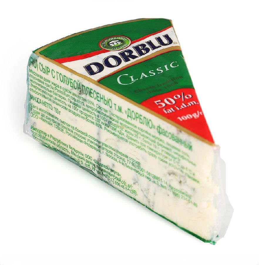 Сыр Дорблю 100г с голубой плесенью 50%