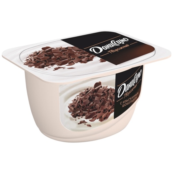 Десерт творожный Даниссимо 130г Браво с шок.крошкой 6,7%