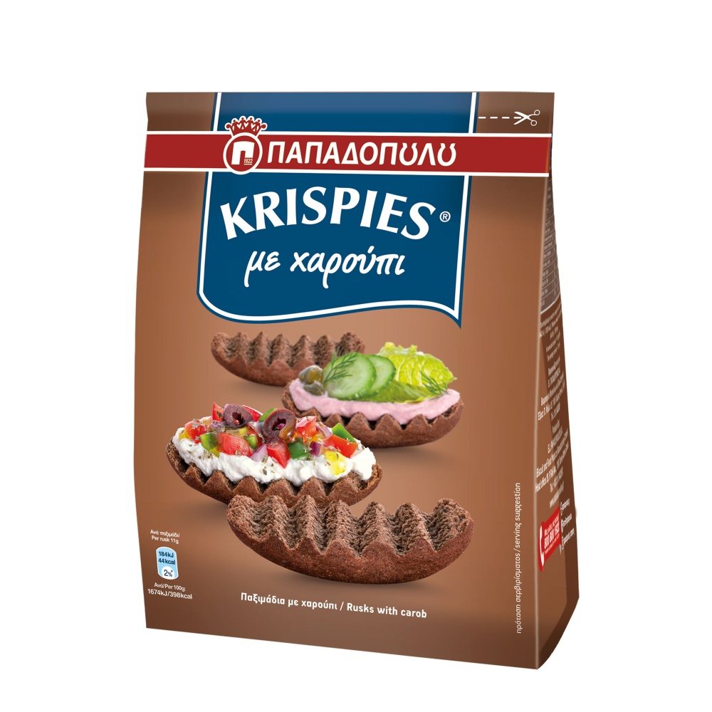 Сухари Криспис 170г с кэробом