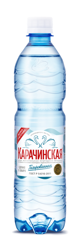 Вода Карачинская 0,5л Минеральная газ ПЭТ
