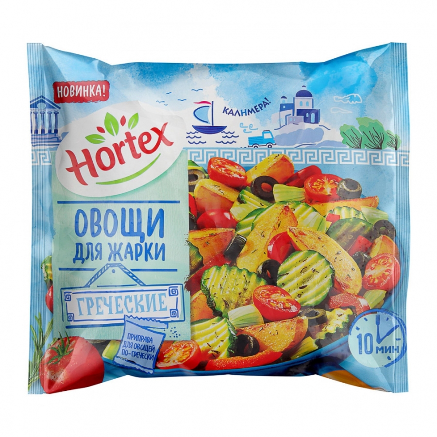 Овощи для жарки Хортекс 400г Греческие