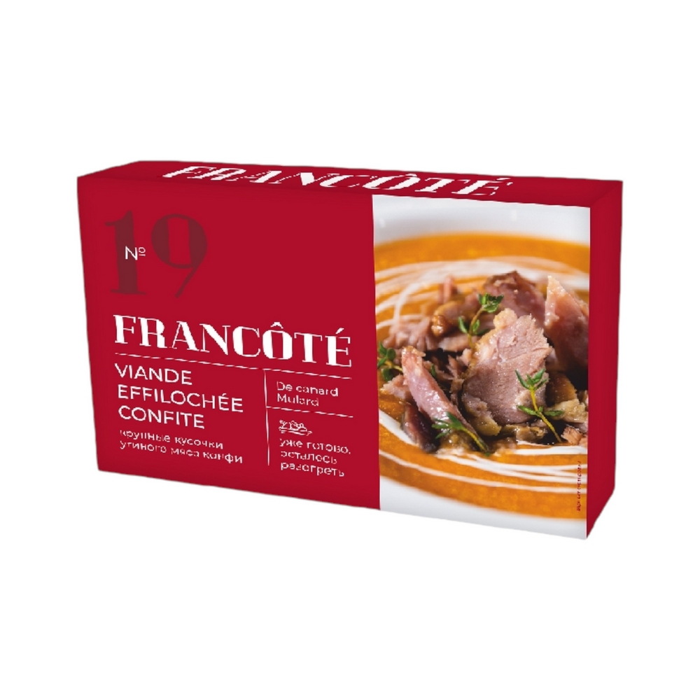 Утиное мясо FRANCÔTÉ 240г Конфи