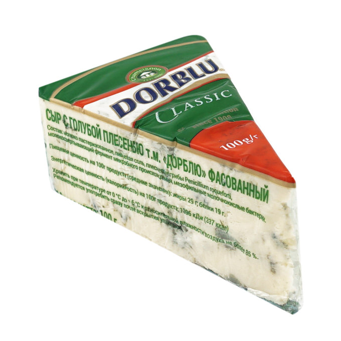 Сыр Дорблю 100г с голубой плесенью 50%