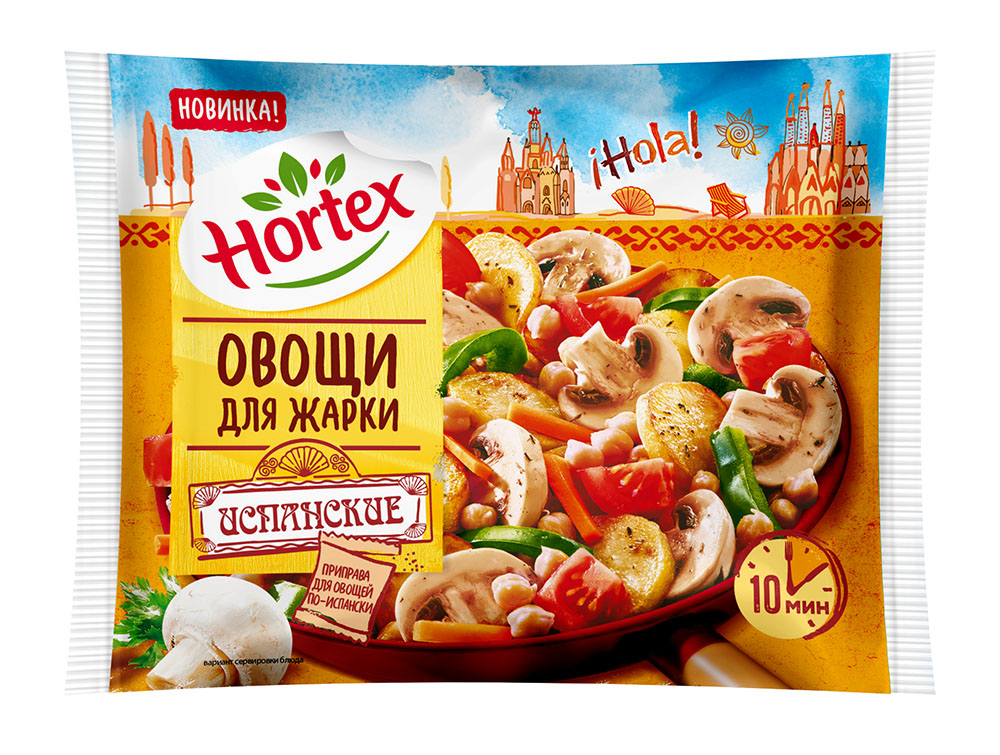 Овощи для жарки Агама 400г Испанские