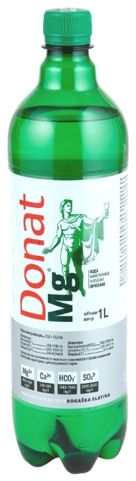 Вода минеральная Донат 1,0л Лечебная Магний ПЭТ
