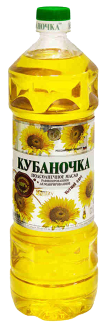 Кубаночка масло0,5л рафин.