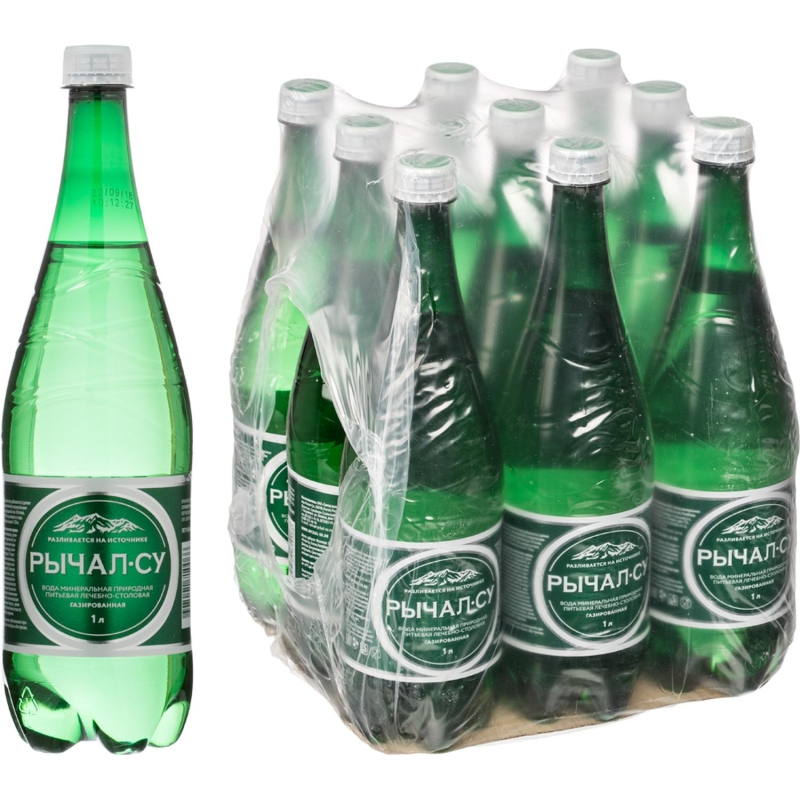 Вода Рычал-Су 1,0л минерал. газ. пэт