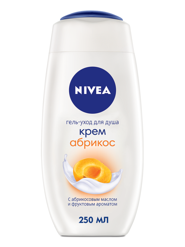 Нивея Крем-гель д/душа Молоко и абрикос 250мл