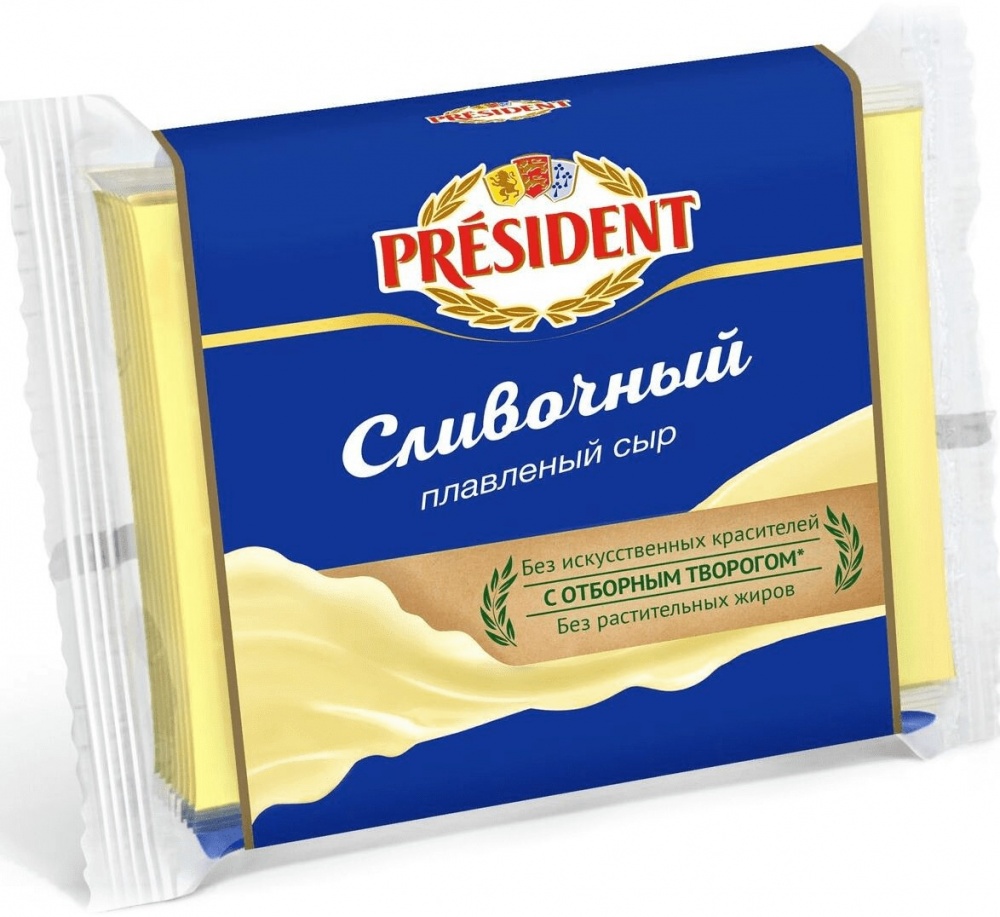 Сыр Президент 150г Мастер бутерброда плав сливочный