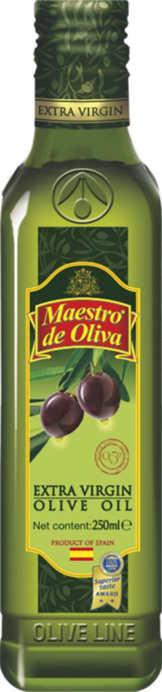 Маэстро де олива масло 0,25л оливковое Экстра Вирджин с/б