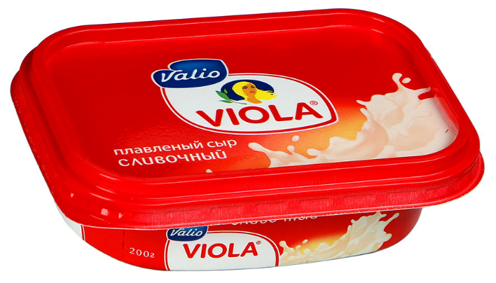 Сыр Виола 200г плавленый Сливочный 50%
