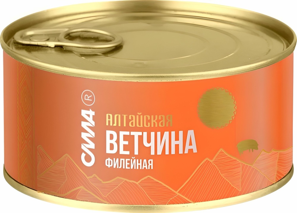 Ветчина Алтайская сила 325г филейная ж/б