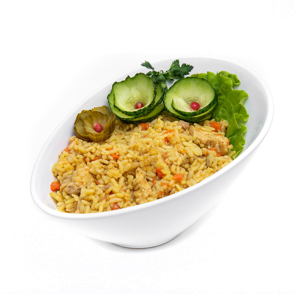 Плов с курицей вес.