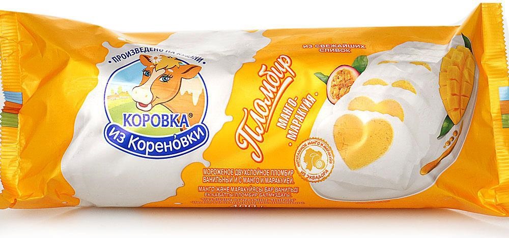 Мороженое КиК 200г Двухслойное Манго-Маракуйя полено (8)