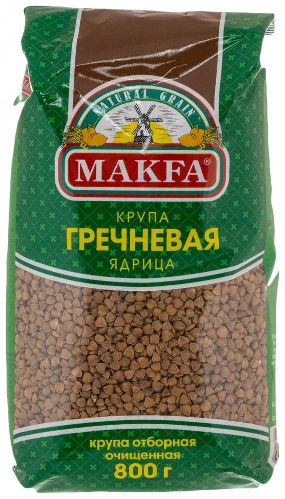 Крупа Макфа 800г Гречневая ядрица