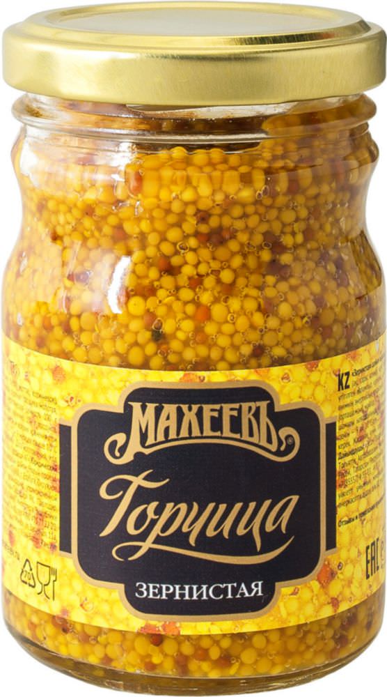 Махеевъ горчица 190г Зернистая ст/б