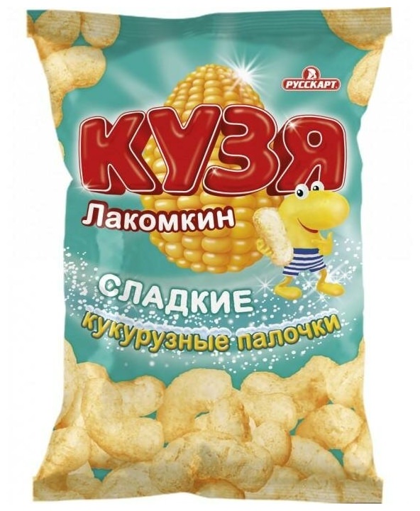 Кузя Лакомкин кукурузные палочки 85г