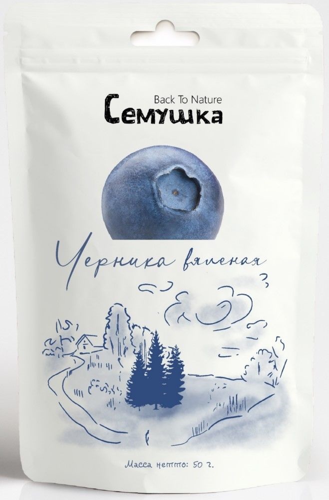 Ягода Семушка 50г Черника вяленая