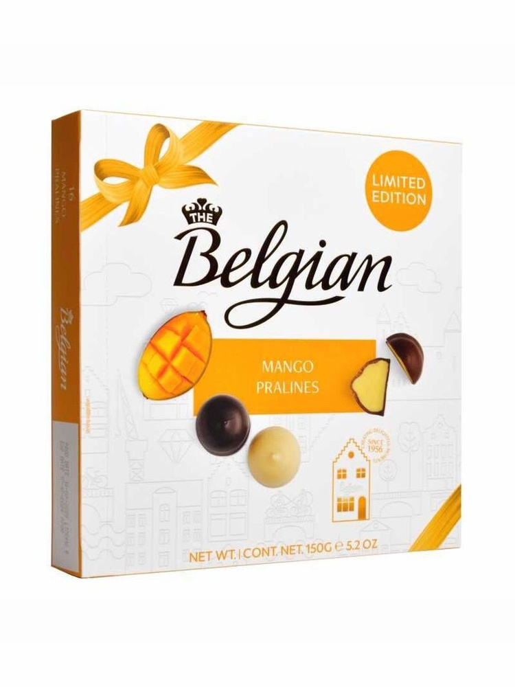 Конфеты Бельгиан 150г Пралине со вкусом манго