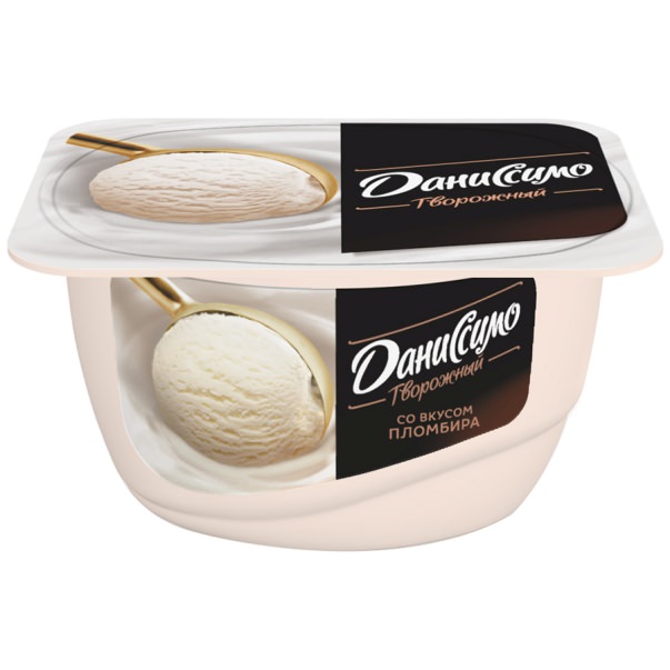 Десерт творожный Даниссимо 130г Пломбир 5,4%