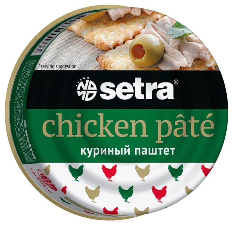 Паштет Сетра 100г Куриный ж/б
