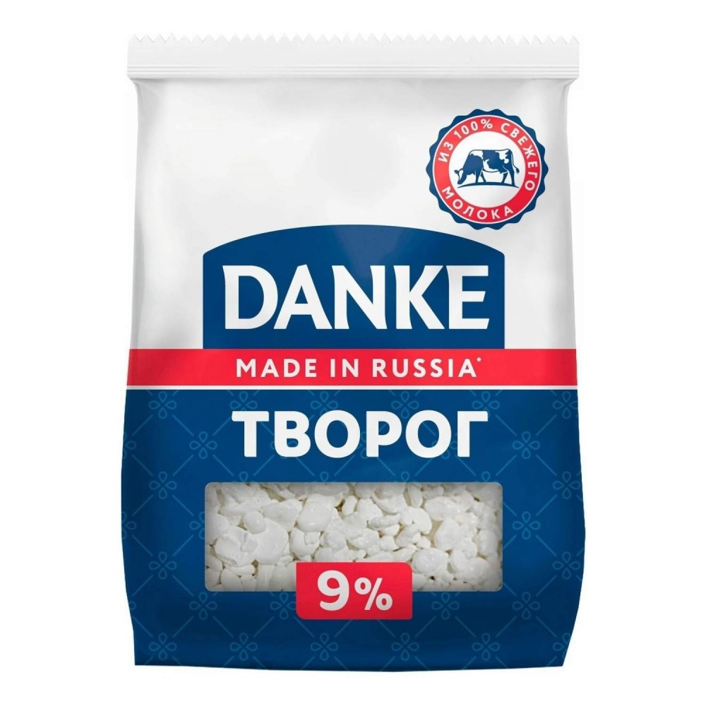 Творог Данке 350г Рассыпчатый 9%