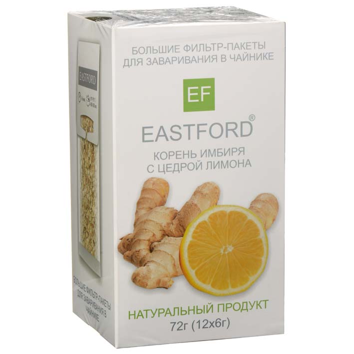 Чайный напиток Истфорд 72г имбирный с цедрой лимона