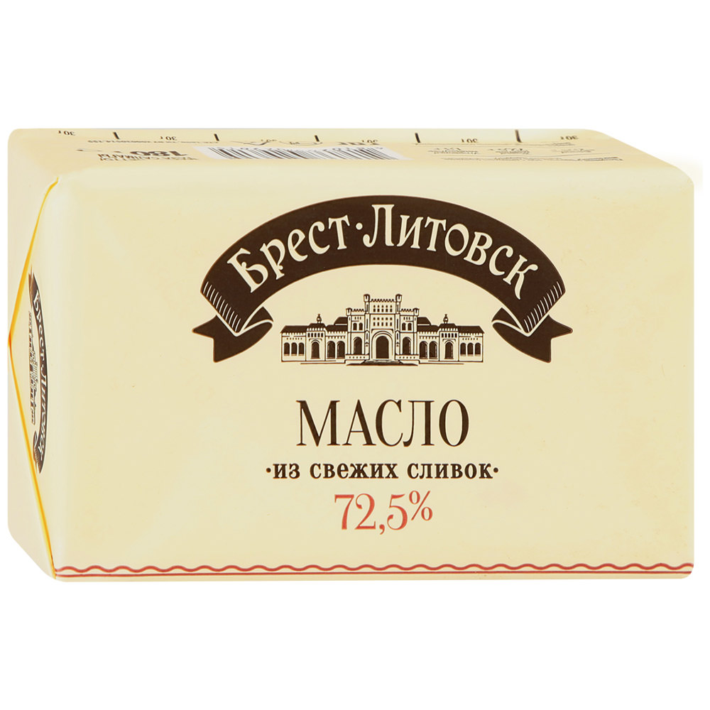 Масло Брест Литовский 180г 72,5%