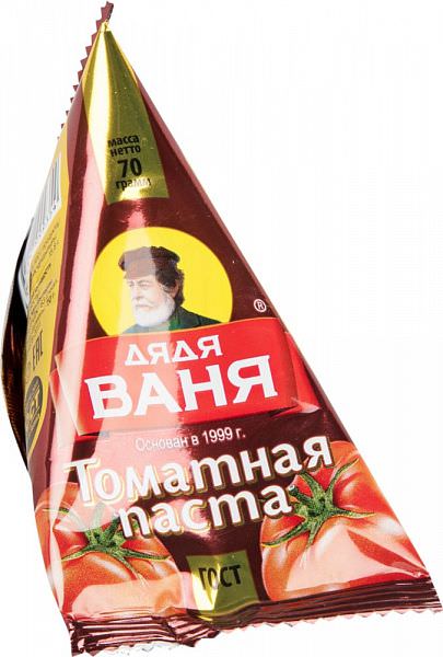 Паста Дядя Ваня 70г томатная 25% картон