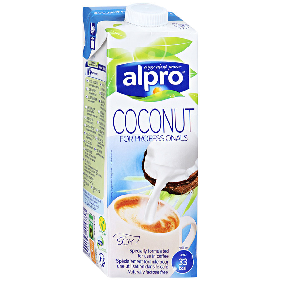 Напиток Альпро 1л Кокосовый с соей обогащенный кальцием Профессионал т/п Бельгия