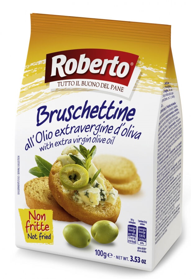 Хлебцы Роберто Брускеттине 100г с Оливковым маслом
