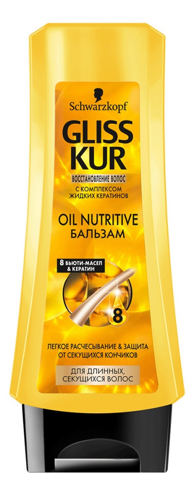 Маска для волос gliss kur мгновенная восстанавливающая маска oil nutritive