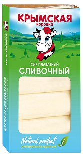 Сыр плавленный Крымская Коровка 140г Сливочный батончик