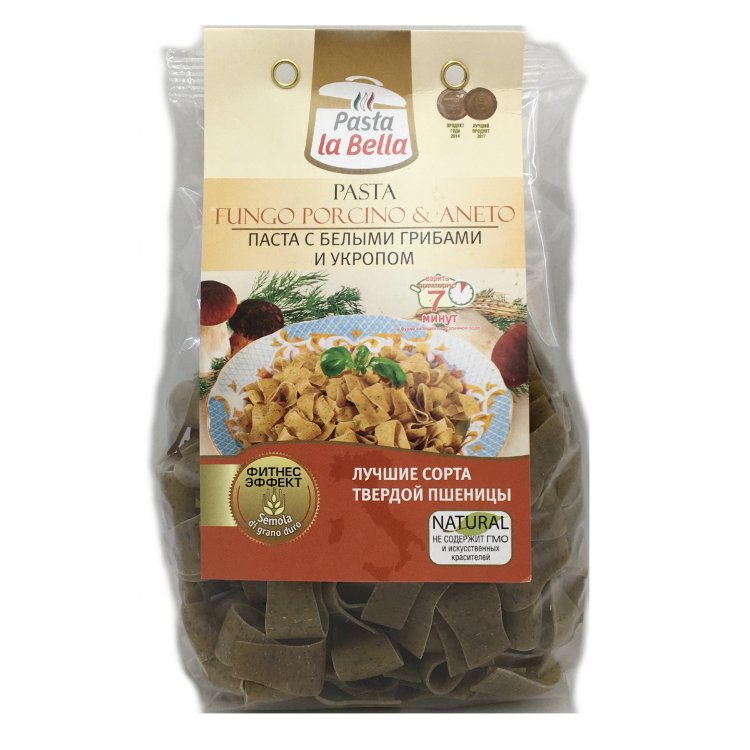 Макароны Паста Ла Белла 250г с Белыми Грибами и Укропом