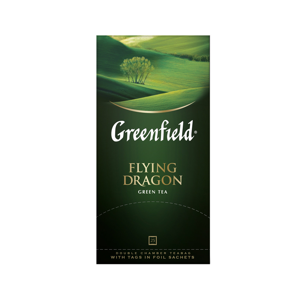 Гринфилд чай зеленый 25*2г Парящий дракон