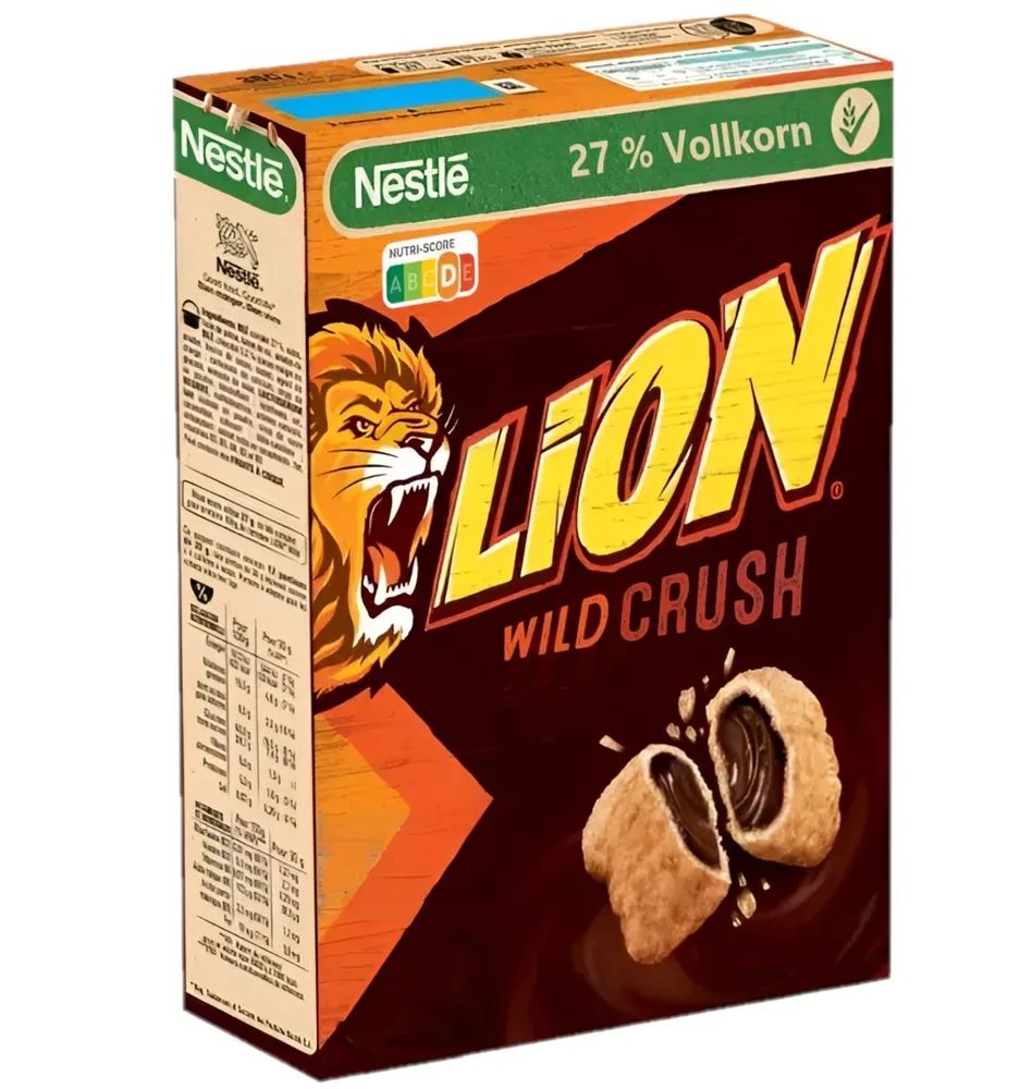 Готовый сухой завтрак Нестле 360г Лайн Карамель и Шоколад