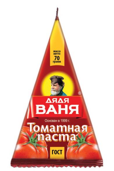 Паста Дядя Ваня 70г томатная 25% картон