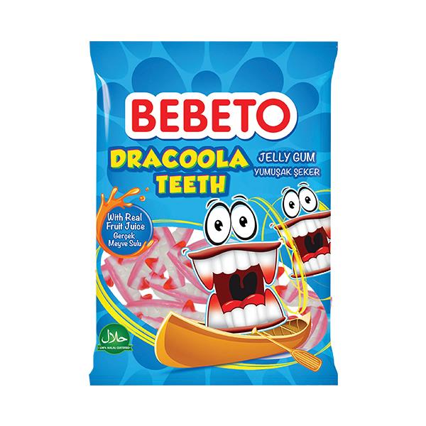 Мармелад Бебето 70г Зубы дракоши со вкусом клубники и ванили