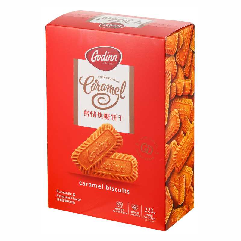 Печенье Годин 220г Карамельное к/у