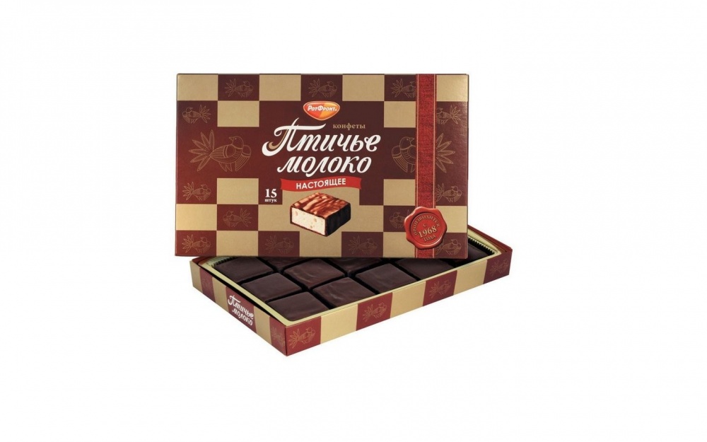 Конфеты РотФронт 200г Птичье молоко настоящие