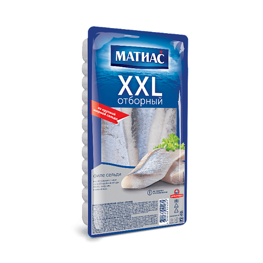 Сельдь Санта Бремор 300г филе Матиас XXL отборный